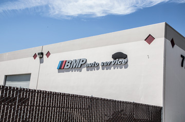 BMP Logo on a Wall